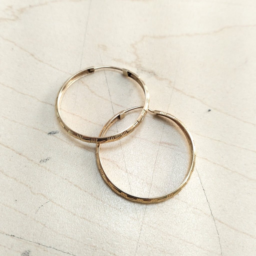 ARRACADAS PAR ORO 14 K 2,10 GRMS (SEMINUEVO)
