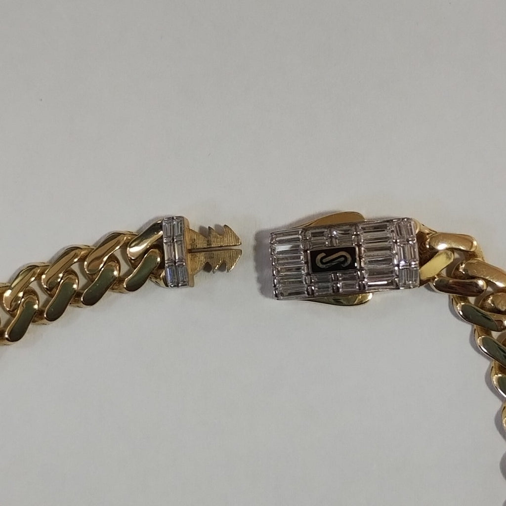 PULSERA CABALLERO MONACO ORO 10K 7.3 (NUEVO)