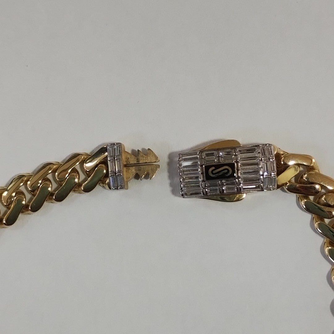 PULSERA CABALLERO MONACO ORO 10K 7.3 (NUEVO)