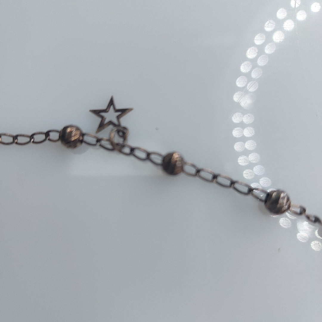PULSERA TEJIDO ESPECIAL PLATA .925 18 CM 2.7 GR (NUEVO)