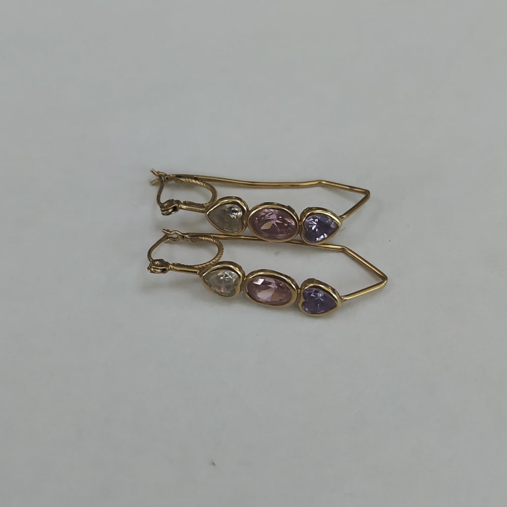 ARETES PAR ORO 14 K 4 GRMS (SEMINUEVO)