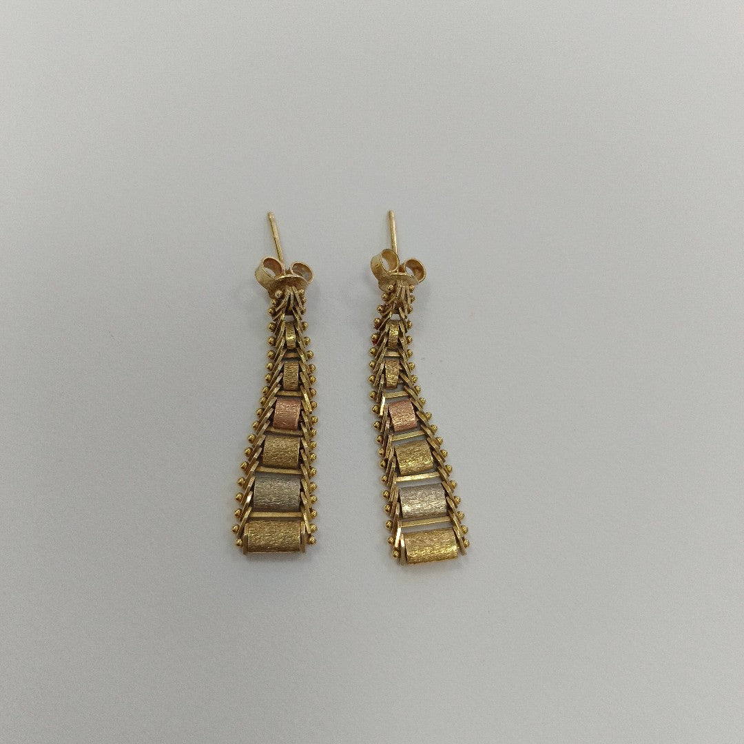 ARETES PAR ORO 14 K 3.5 GRMS (SEMINUEVO)