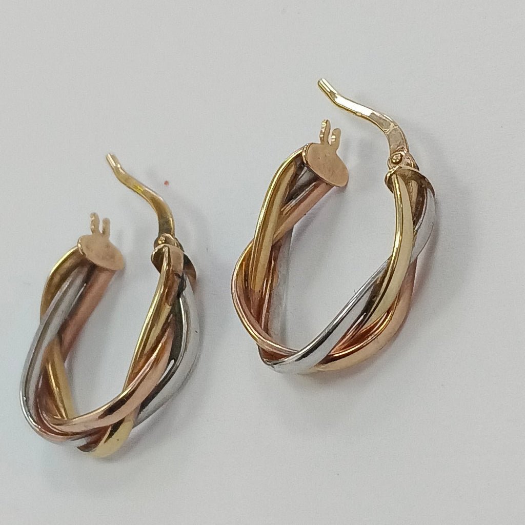 ARRACADAS PAR ORO 14 K 2.2 GRMS (SEMINUEVO)