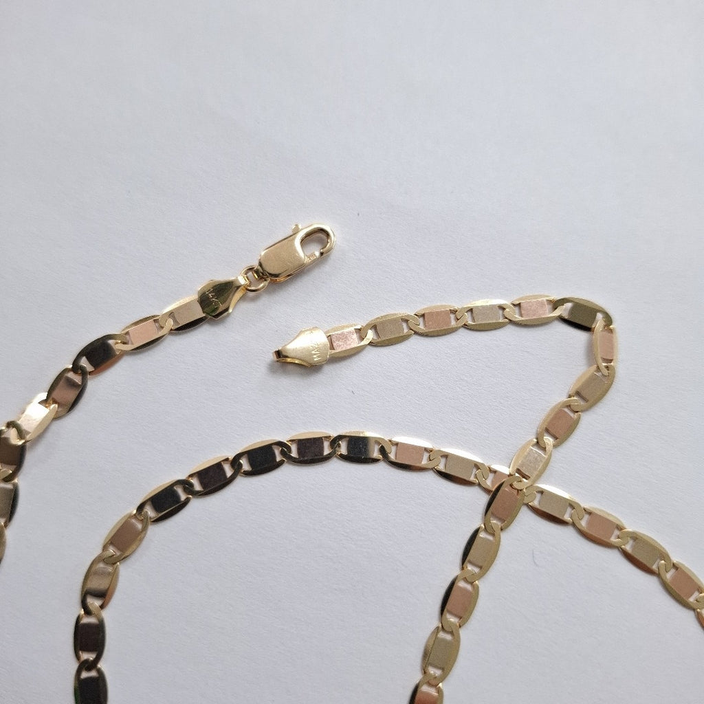 CADENAS VALENTINA/ESPEJO ORO 14K 10 (NUEVO)