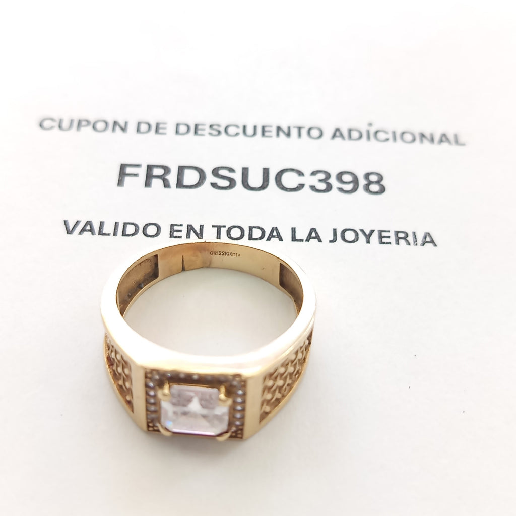 ANILLO ORO 10 K 6,80 GRMS (SEMINUEVO)