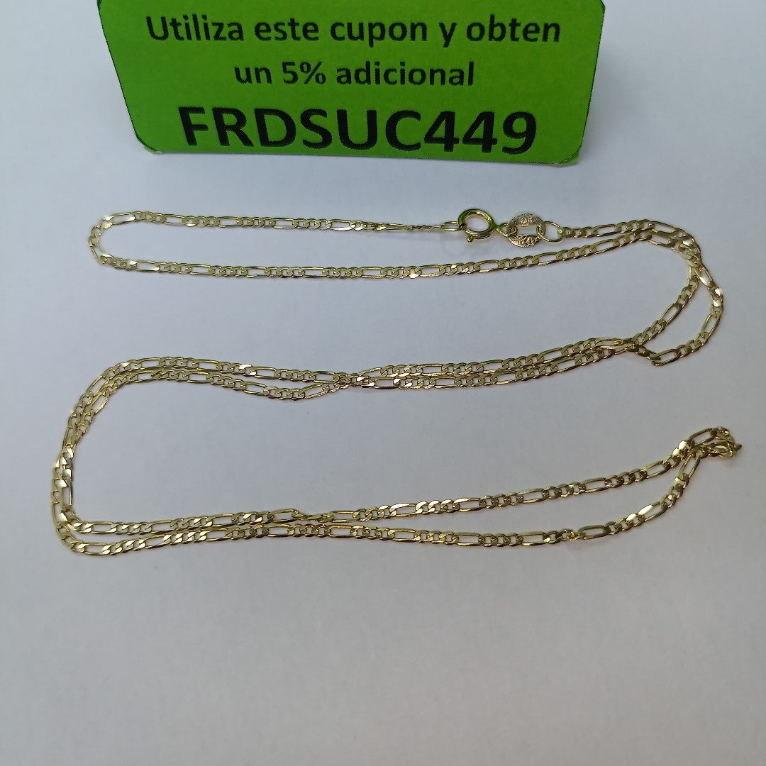 CADENAS CARTIER 3 1 AMARILLA ORO 14K 2.1 (NUEVO)