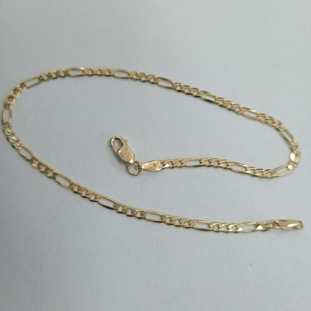 PULSERAS CABALLERO CARTIER 3 1 AMARILLA ORO 14K 2.2 (NUEVO)