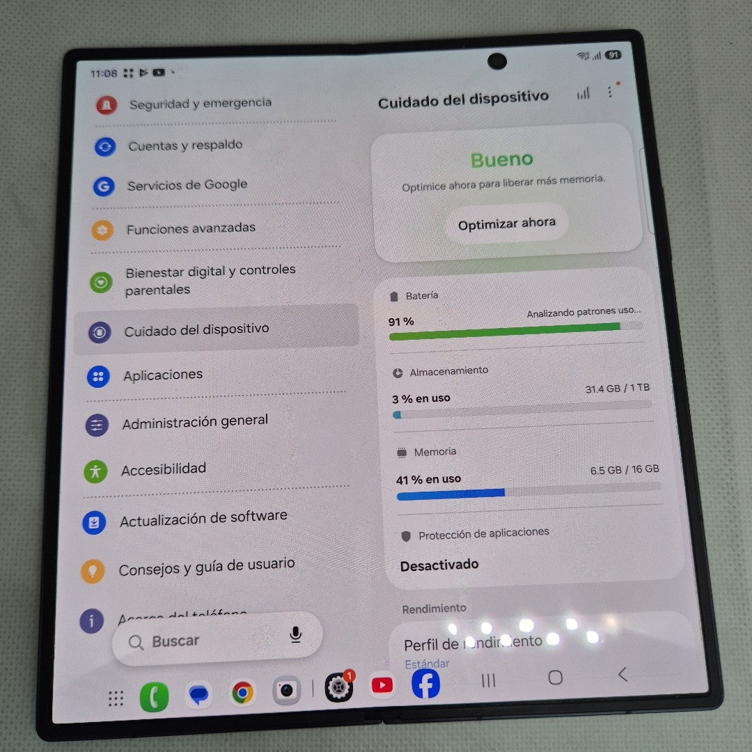 CELULAR SAMSUNG GALAXY Z FOLD7 SM-F966B (2025) 1 TB 16 GB RAM (SEMINUEVO)