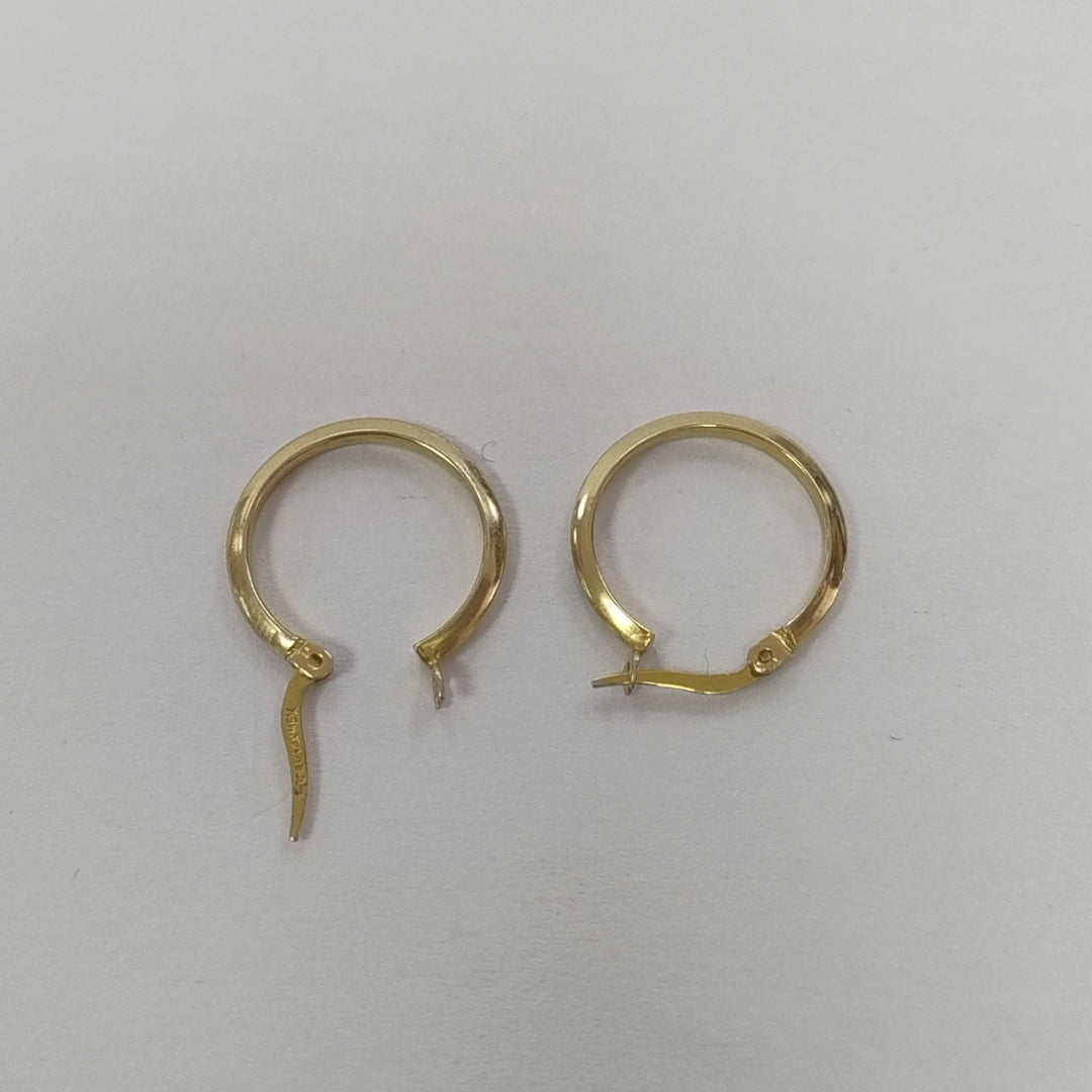 ARRACADAS PAR ORO 14 K 1,40 GRMS (SEMINUEVO)