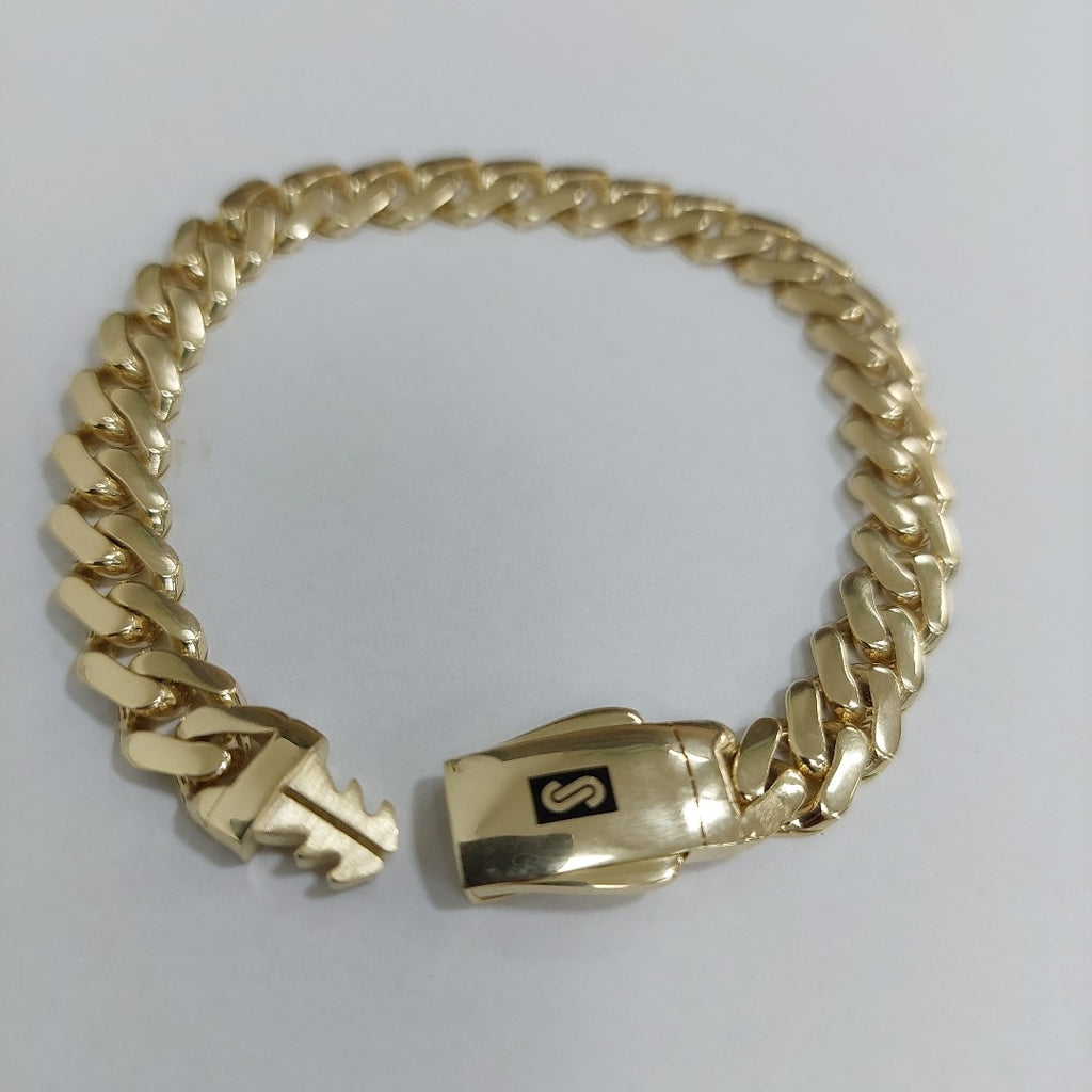 PULSERA MONACO ORO 14K 9.6 (NUEVO)