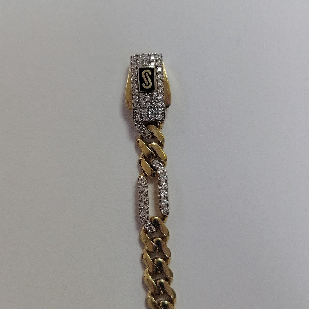 PULSERA MONACO ORO 10K 5.5 (NUEVO)