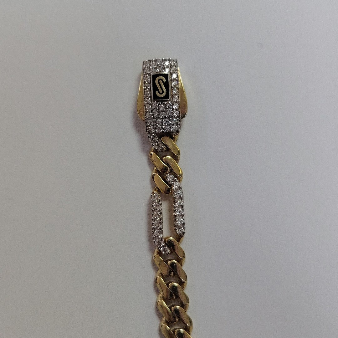 PULSERA MONACO ORO 10K 5.5 (NUEVO)