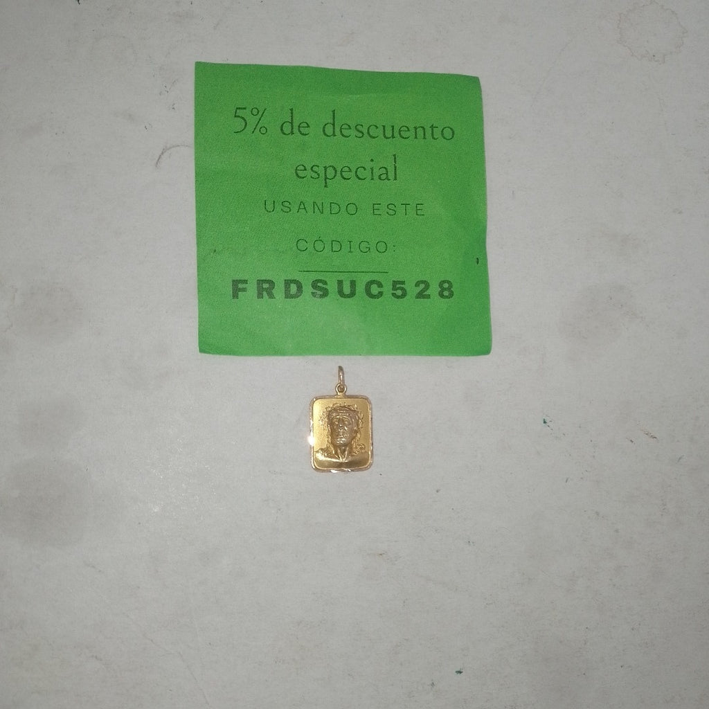 DIJE, MEDALLA RELIGIOSA ORO 10 K 2 GRMS (SEMINUEVO)