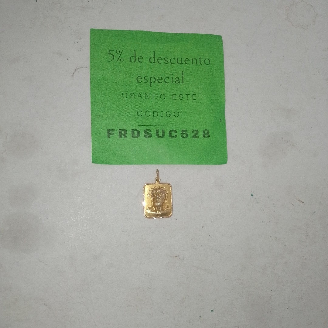 DIJE, MEDALLA RELIGIOSA ORO 10 K 2 GRMS (SEMINUEVO)