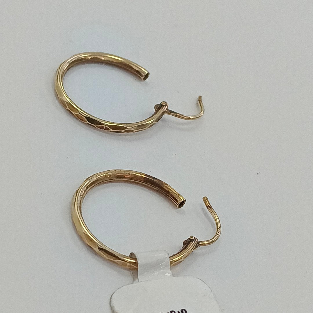 ARRACADAS PAR ORO 14 K 1.5 GRMS (SEMINUEVO)