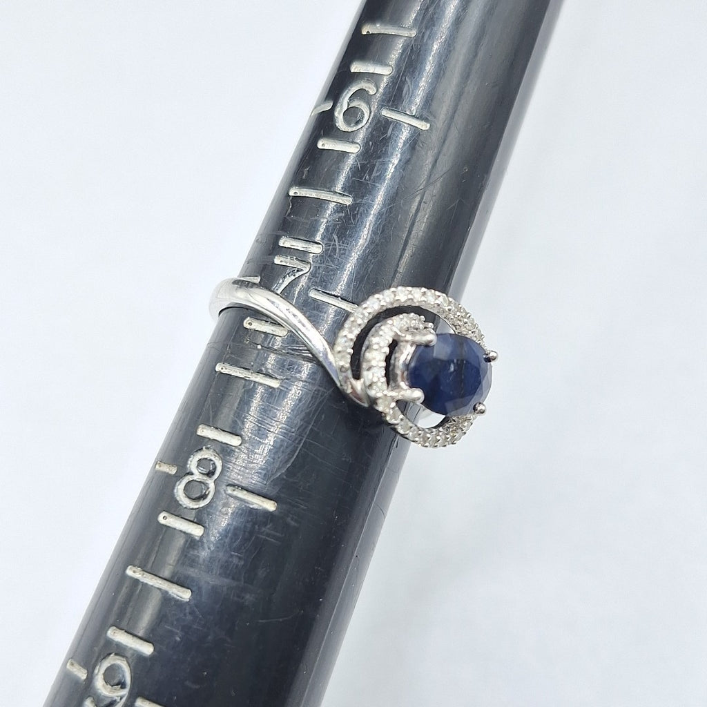 ANILLO ORO, ORO BLANCO 14 K 3.1 GRMS (SEMINUEVO)