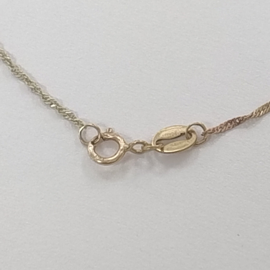CADENA ORO COMBINADO 10 K 0.7 GRMS (SEMINUEVO)