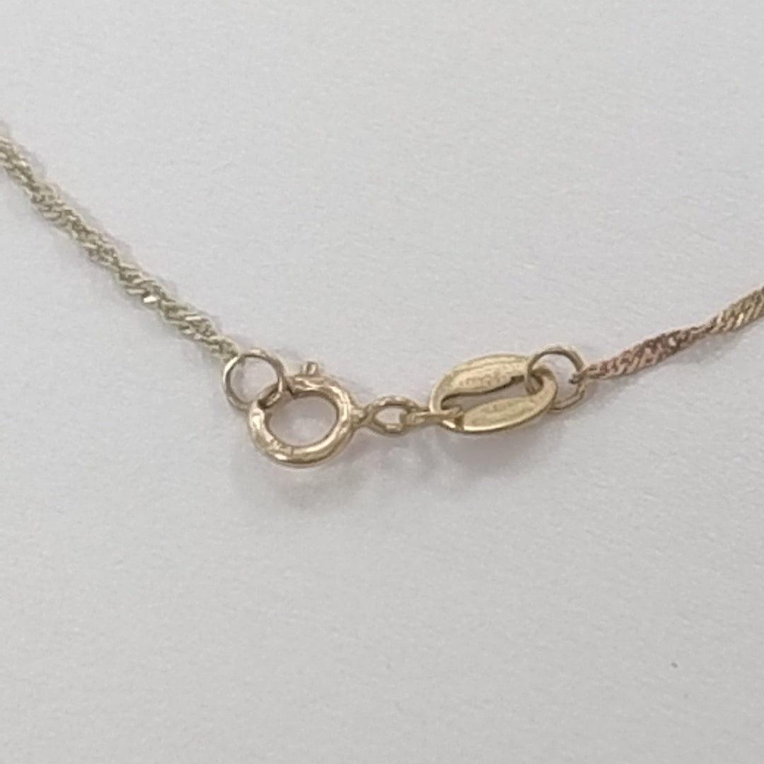 CADENA ORO COMBINADO 10 K 0.7 GRMS (SEMINUEVO)