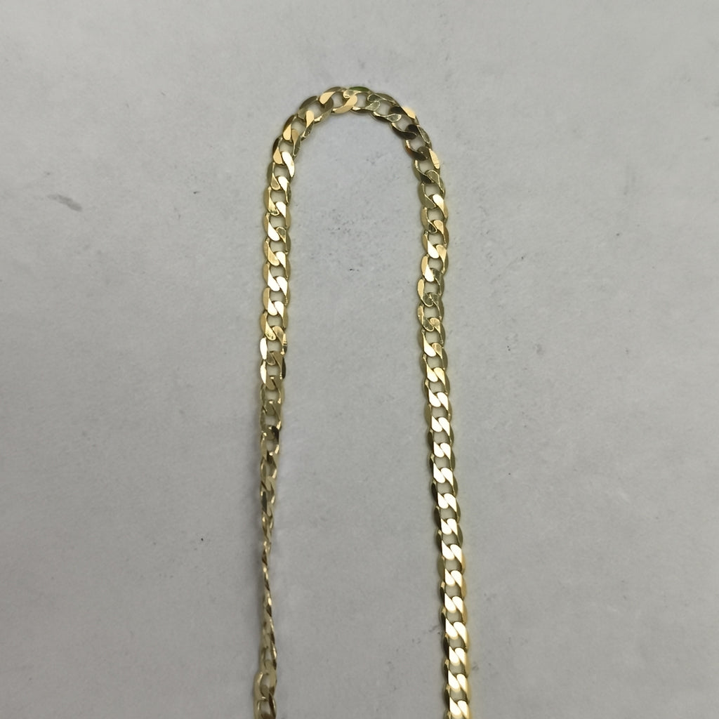 PULSERAS DAMA BARBADA AMARILLA ORO 14K 1.2 (NUEVO)