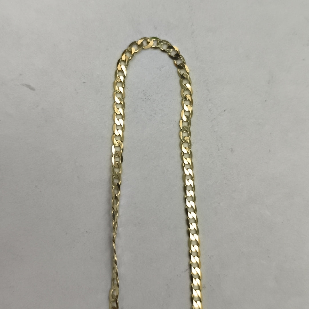 PULSERAS DAMA BARBADA AMARILLA ORO 14K 1.2 (NUEVO)