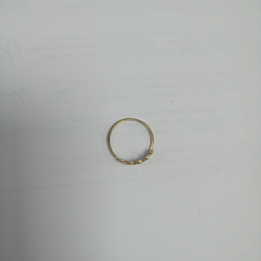 ANILLO DE GRADUACIÓN ORO 10 K 1 GRMS (SEMINUEVO)