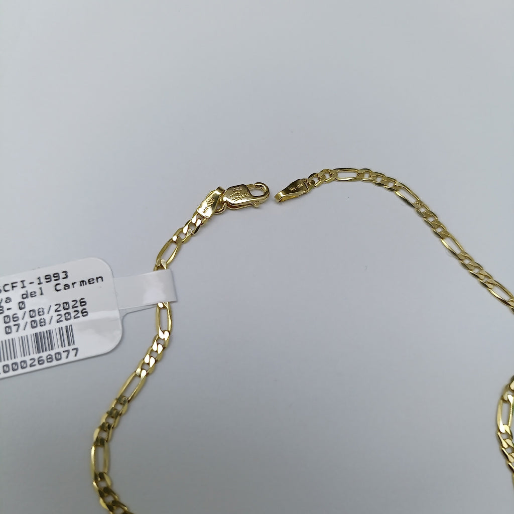 PULSERAS CABALLERO CARTIER 3 1 AMARILLA ORO 14K 2.2 (NUEVO)