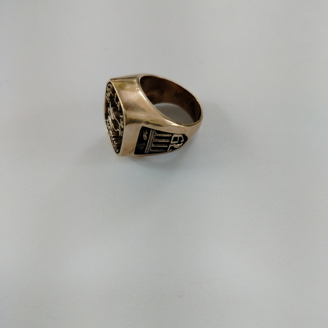 ANILLO DE GRADUACIÓN ORO 8 K 13.8 GRMS (SEMINUEVO)