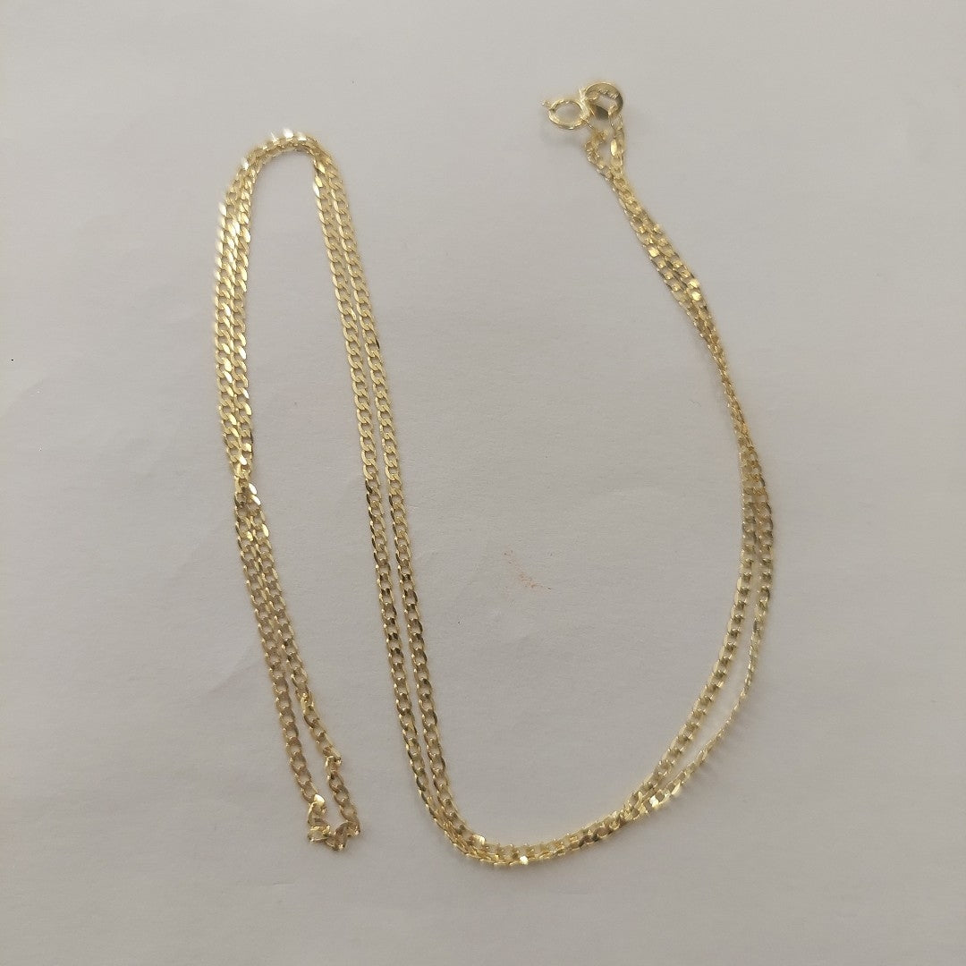 CADENAS BARBADA AMARILLA ORO 14K 2.2 (NUEVO)