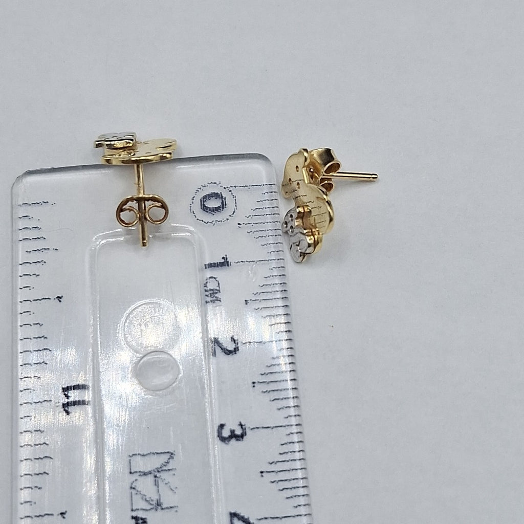 BROQUELES PAR ORO 14 K 2.8 GRMS (SEMINUEVO)