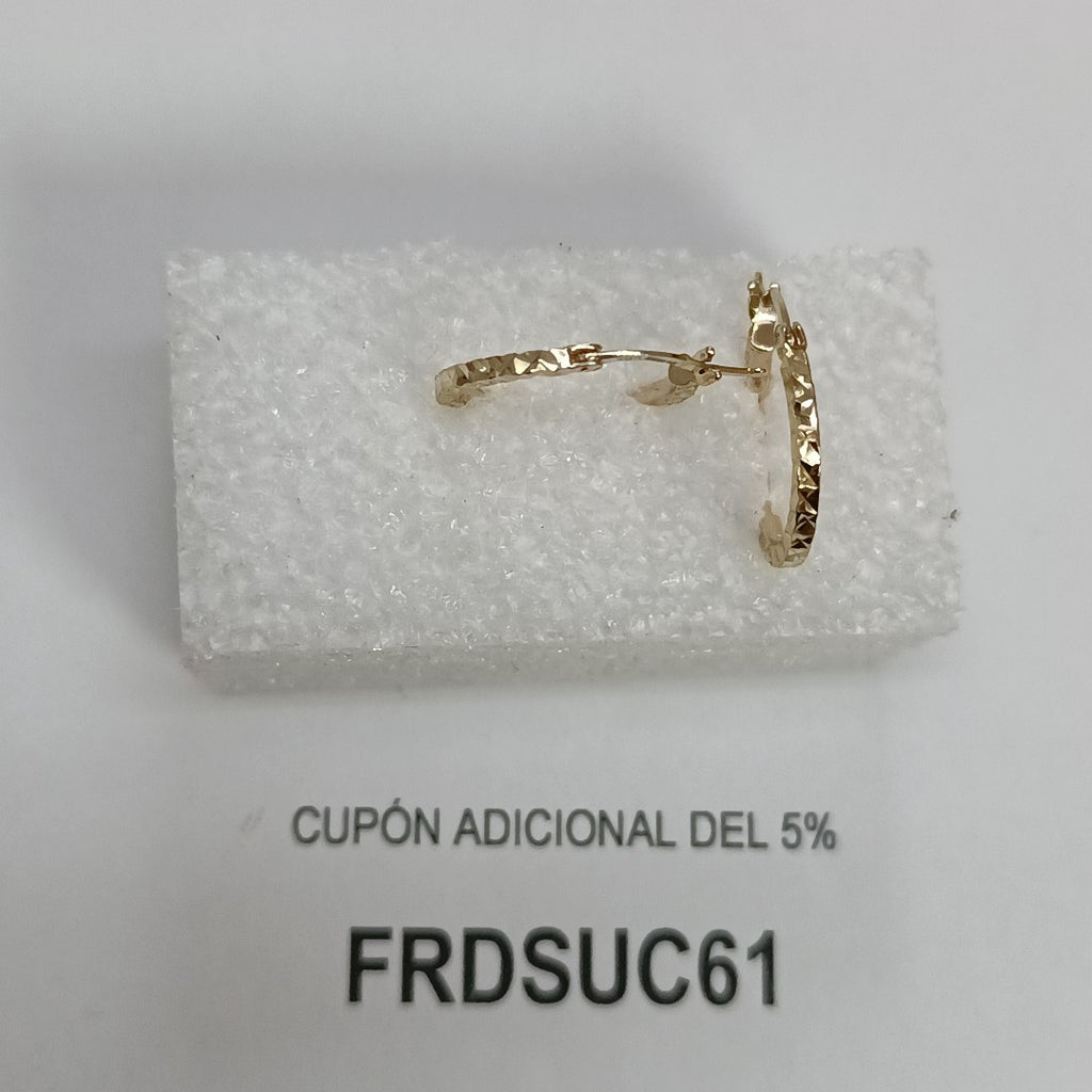 ARRACADAS ORO 14K 1.2 (NUEVO)