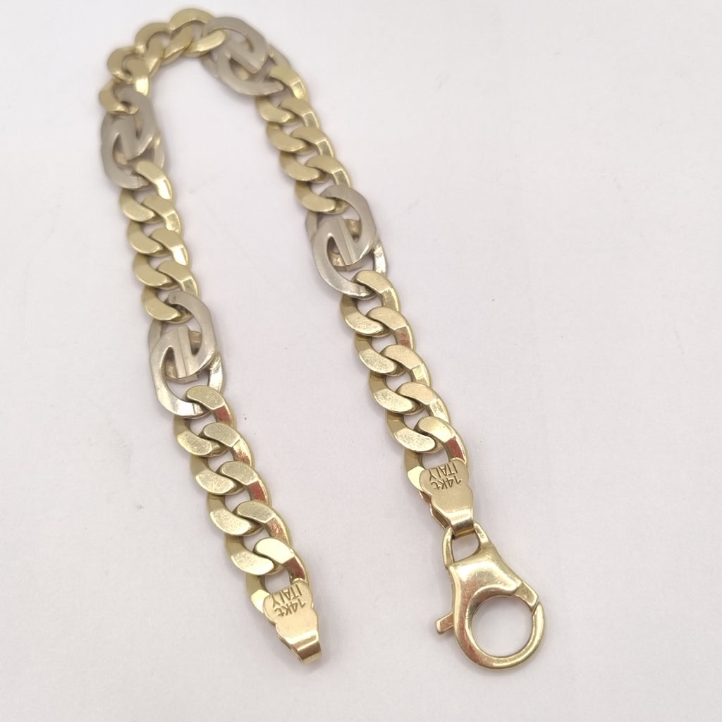 PULSERA ORO,ORO BLANCO 14 K 28,70 GRMS (SEMINUEVO)