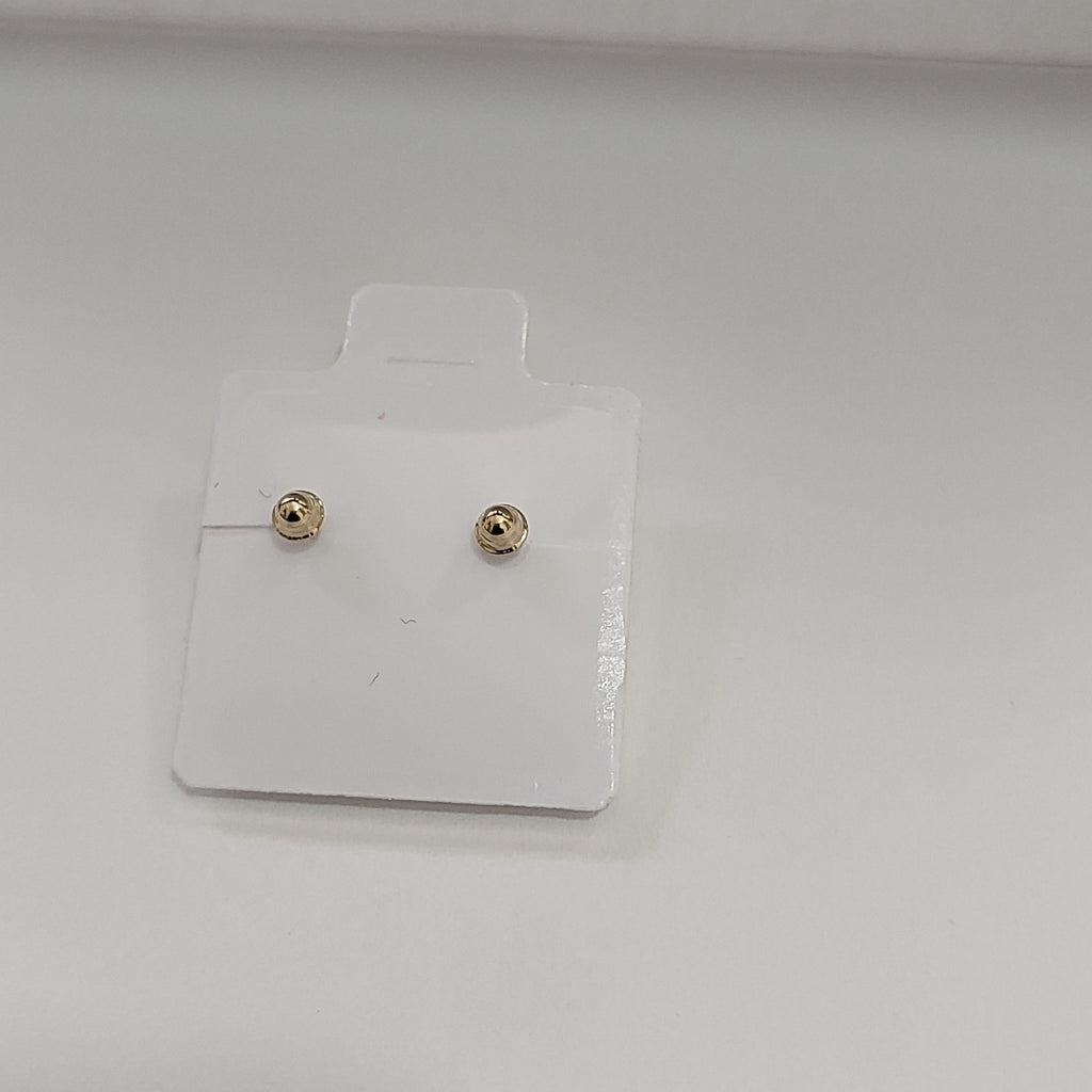 BROQUELES BROQUEL FIG BOTON C CIRCONIA 14K 0.2916 GR (NUEVO)