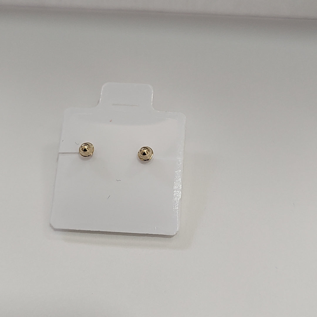 BROQUELES BROQUEL FIG BOTON C CIRCONIA 14K 0.2916 GR (NUEVO)