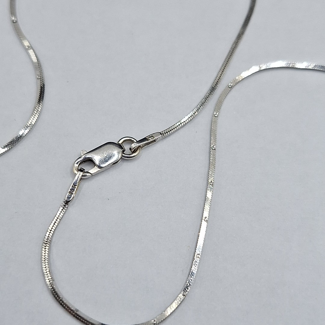 CADENA ORO, ORO BLANCO 14 K 3.5 GRMS (SEMINUEVO)