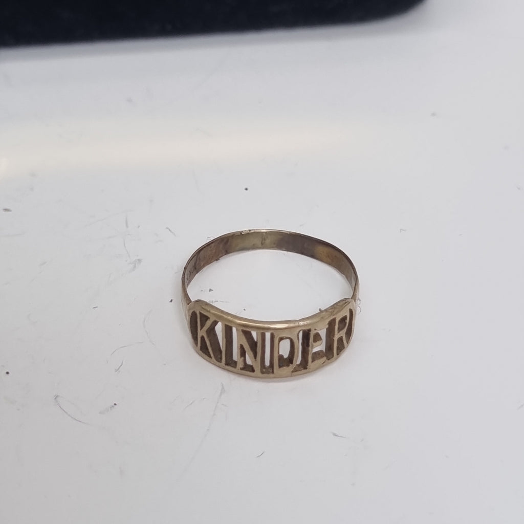 ANILLO DE GRADUACIÓN ORO 8 K 0.9 GRMS (SEMINUEVO)