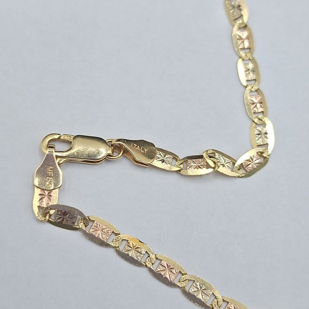 CADENA ORO, ORO COMBINADO 14 K 10.9 GRMS (SEMINUEVO)