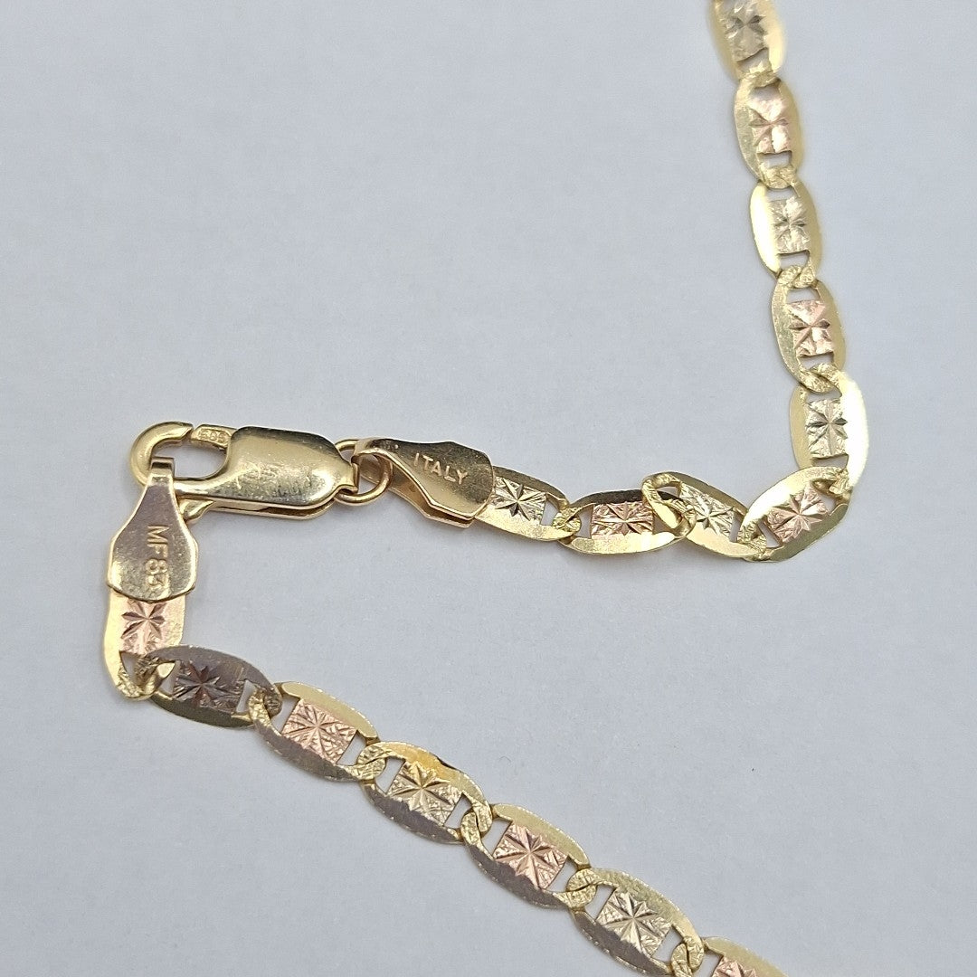 CADENA ORO, ORO COMBINADO 14 K 10.9 GRMS (SEMINUEVO)