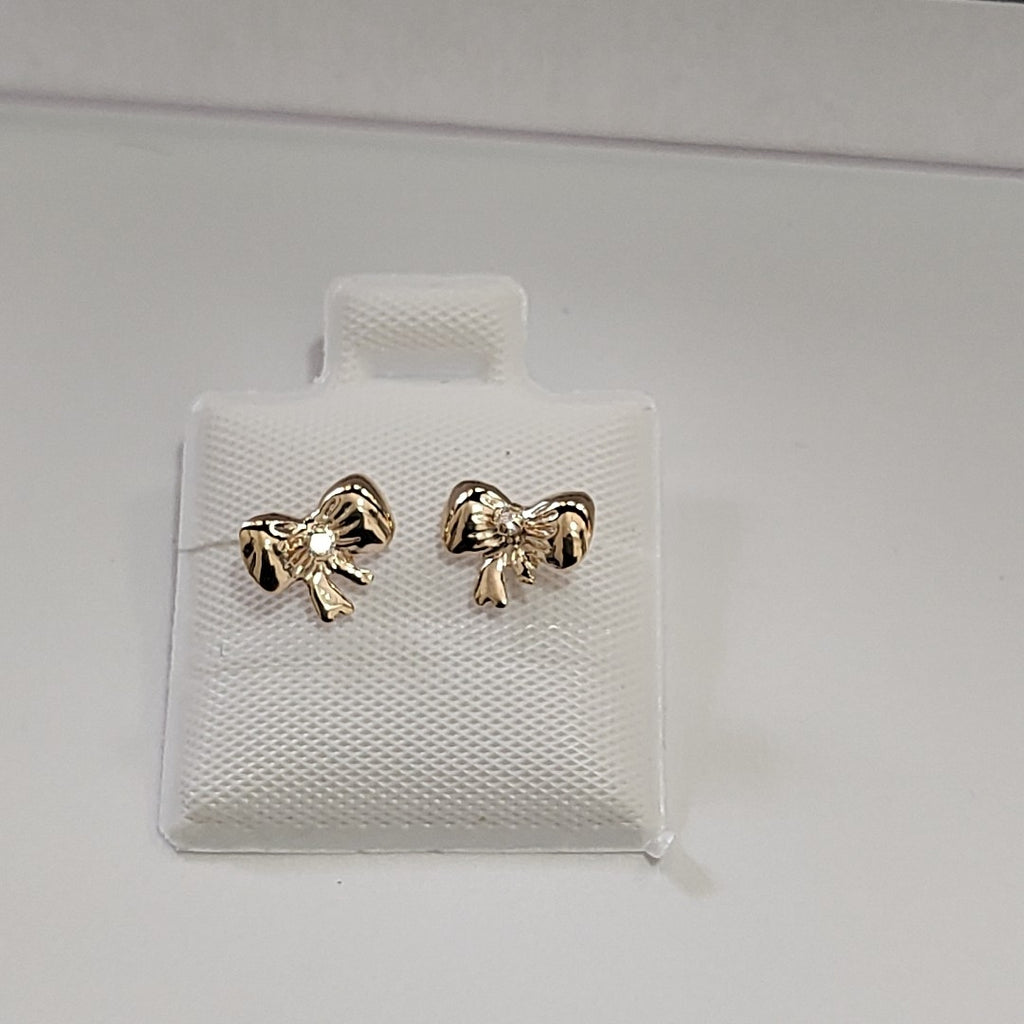 BROQUELES BROQUEL FIG MOÑO C CIRCONIA 14K 0.2441 GR (NUEVO)