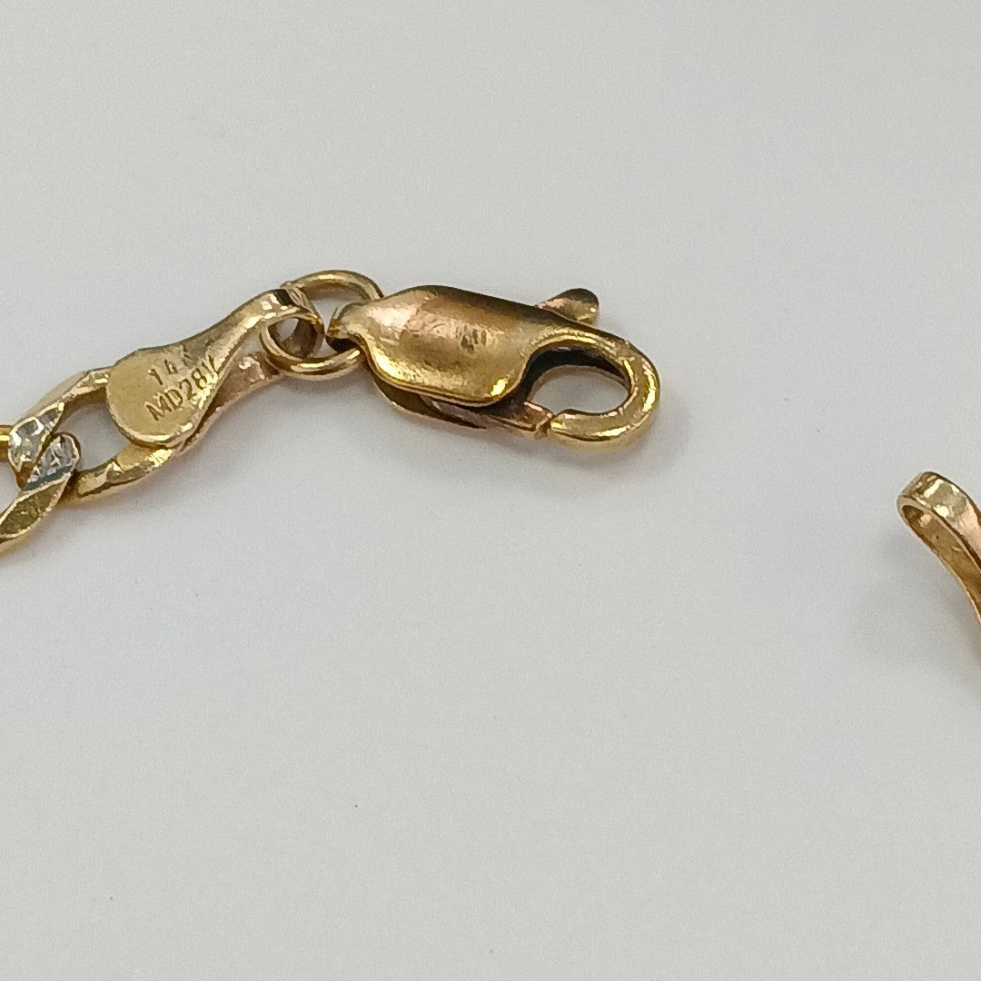 PULSERA ORO 14 K 6.7 GRMS (SEMINUEVO)