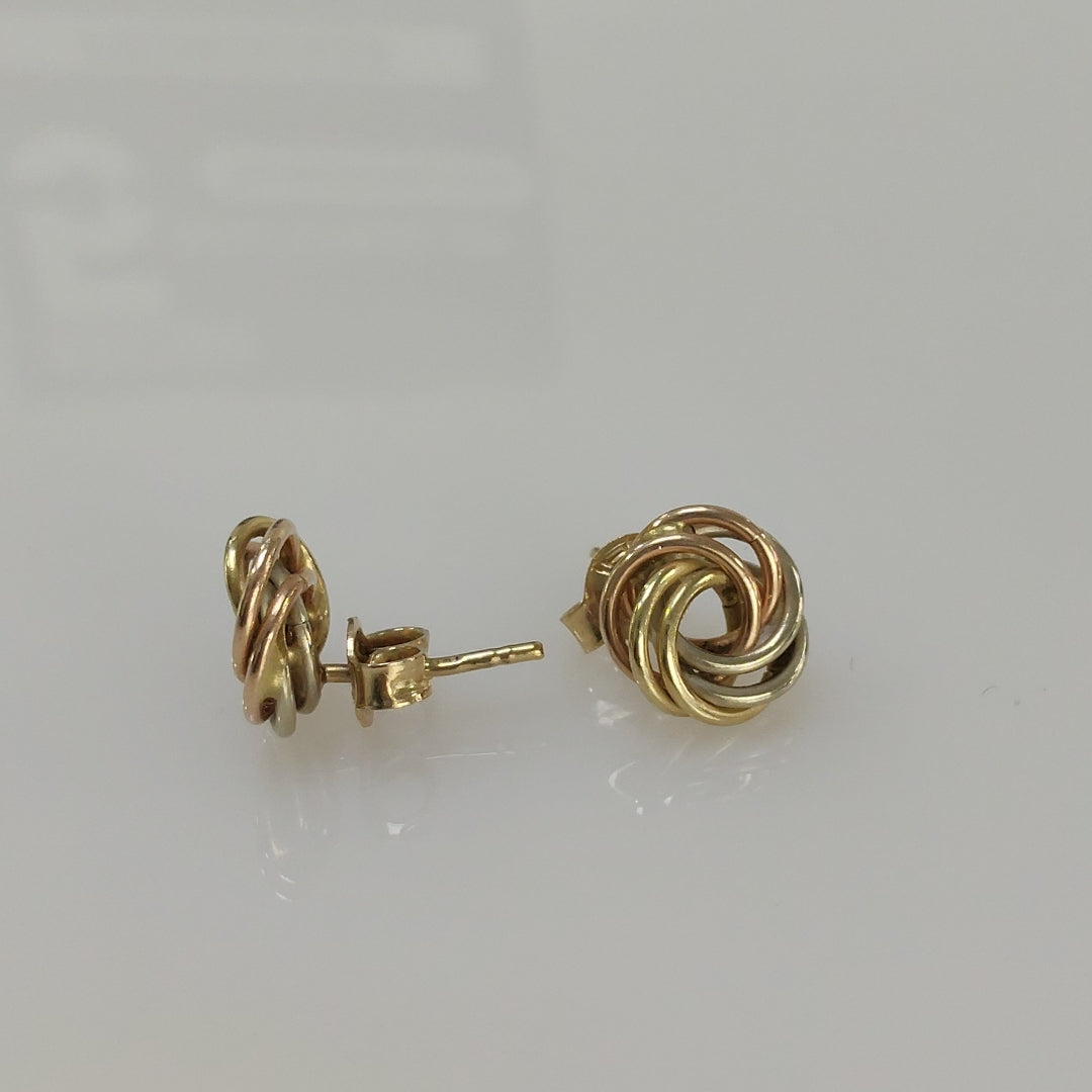 BROQUELES PAR ORO COMBINADO 10 K 2,20 GRMS (SEMINUEVO)
