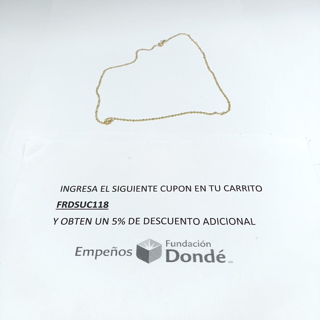 CADENA ORO 10 K 1 GRMS (SEMINUEVO)