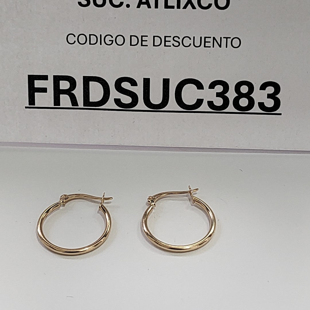 ARETES ARRACADAS 14K 1.3 GR (NUEVO)