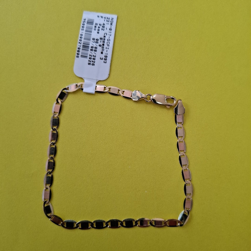 PULSERAS CABALLERO ORO 14K 4.3 (NUEVO)