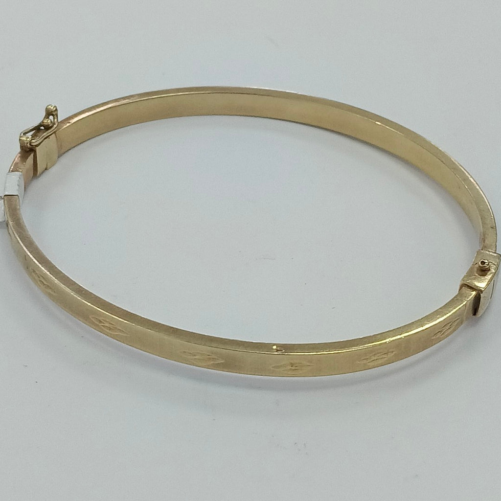 PULSERA RIGIDA ORO 10 K 6,30 GRMS (SEMINUEVO)