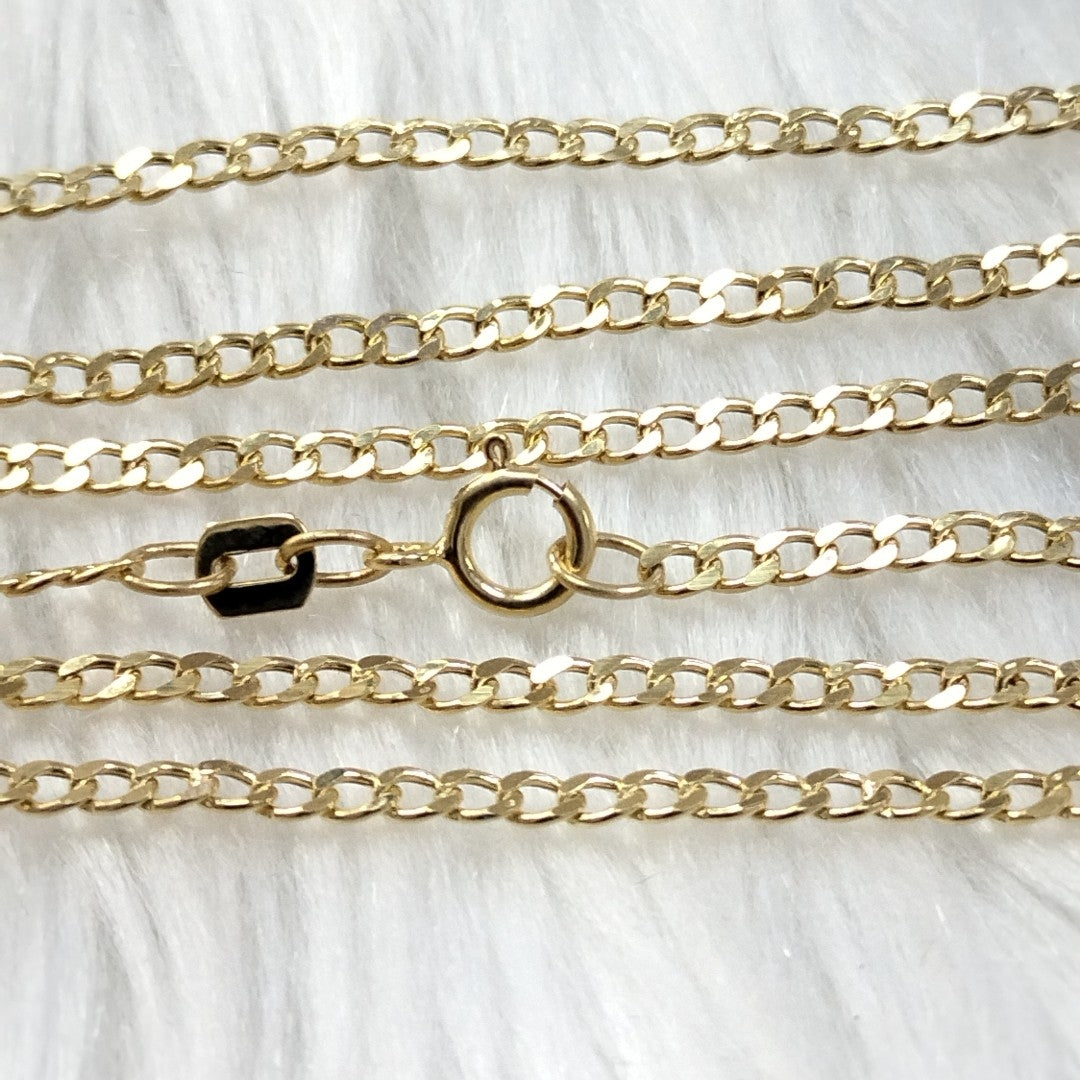CADENAS BARBADA AMARILLA ORO 14K 2 (NUEVO)