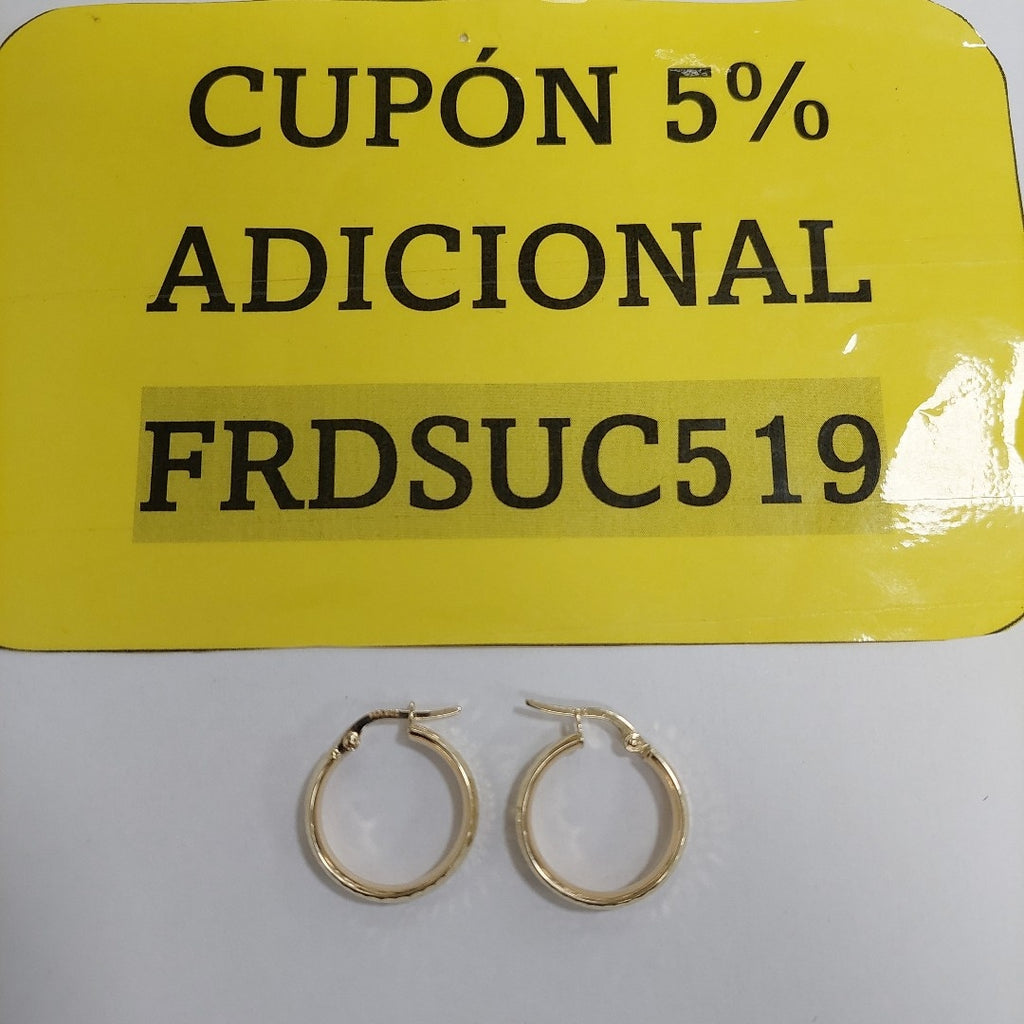 ARRACADAS ORO 10K 1.3 (NUEVO)