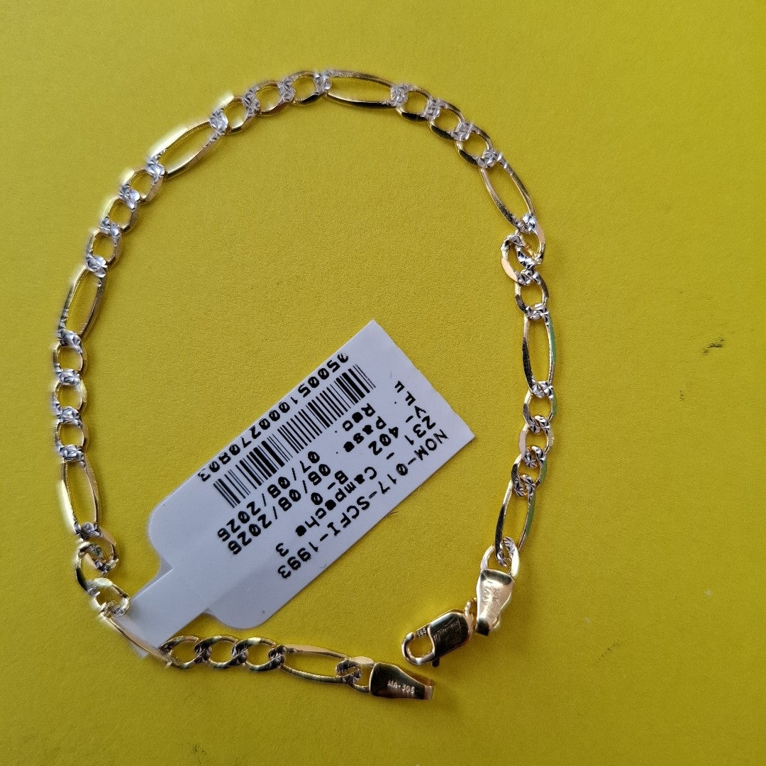 PULSERAS DAMA CARTIER 3 1 DIAMANTADA ORO 14K 2.6 (NUEVO)