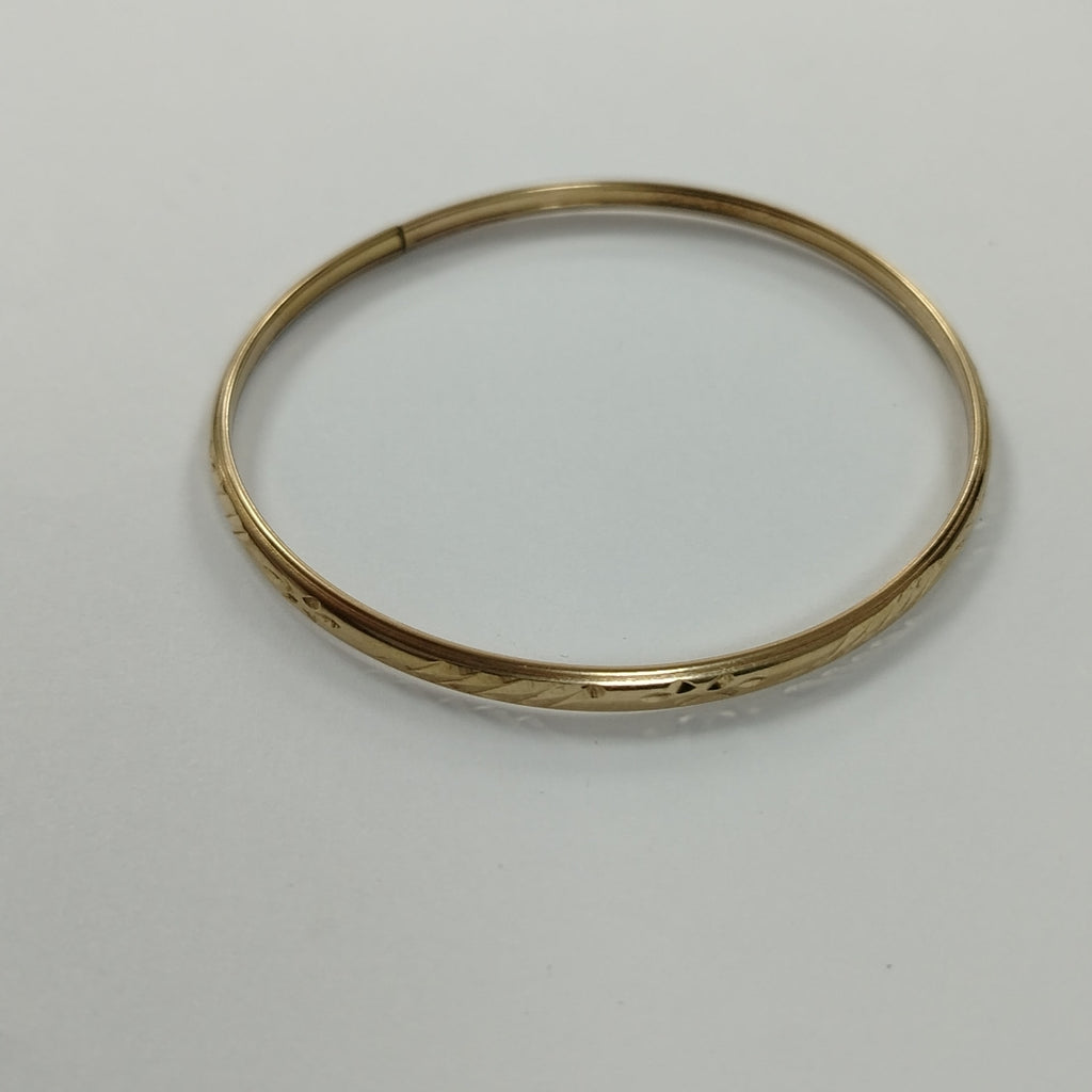 PULSERA RIGIDA ORO 10 K 5 GRMS (SEMINUEVO)