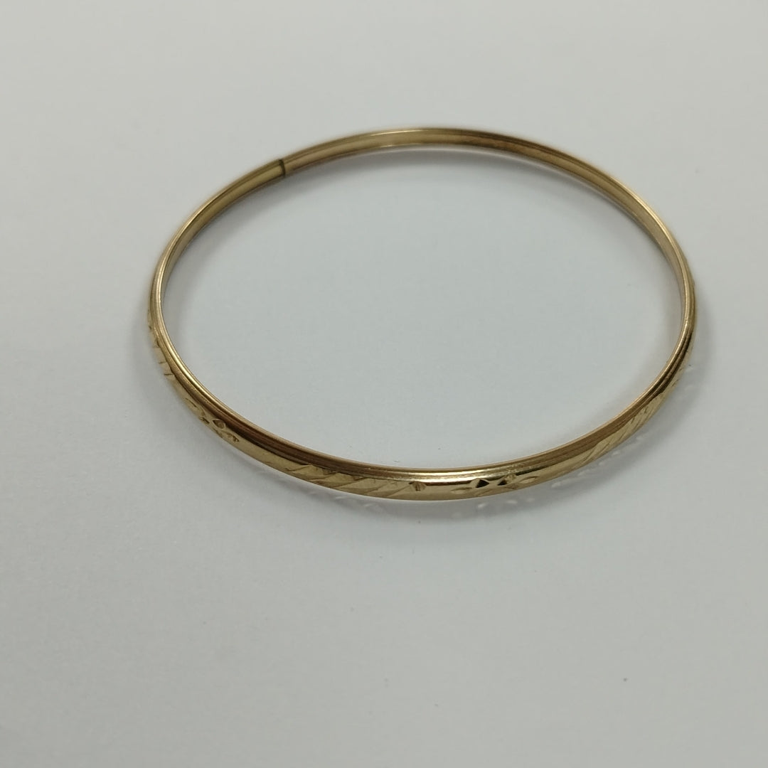 PULSERA RIGIDA ORO 10 K 5 GRMS (SEMINUEVO)