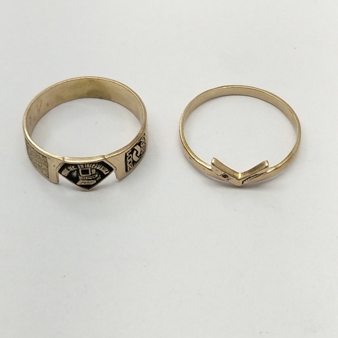 ANILLO DE GRADUACIÓN ORO 14 K 4,00 GRMS (SEMINUEVO)